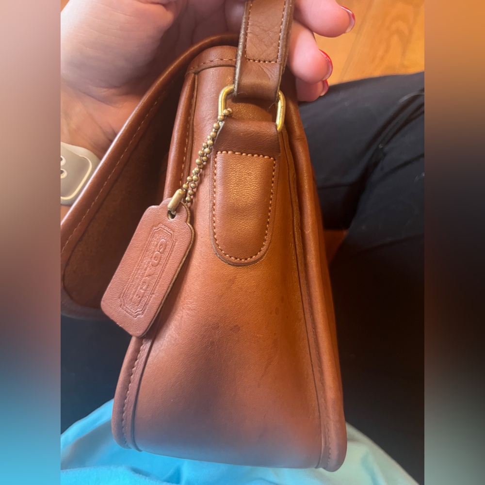Coach Brown Leather Crossbody Bag - Picture 6 of 12
